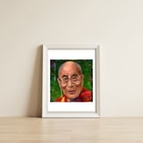 Dalai Lama — framed, leaning against the wall thumbnail
