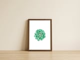Succulent plant — framed, leaning against the wall thumbnail