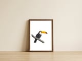 Toucan — framed, leaning against the wall thumbnail