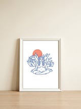 Find Your Center — framed, leaning against the wall thumbnail