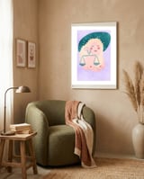 Libra framed in a tender room thumbnail
