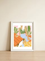 Kawa Tea — framed, leaning against the wall thumbnail
