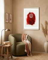 Red Moon framed in a tender room thumbnail