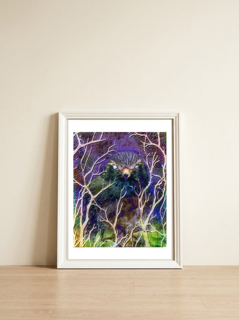 Dead Of Night — framed, leaning against the wall
