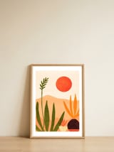 Desert Morning — framed, leaning against the wall thumbnail