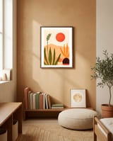 Desert Morning framed in a gentle room thumbnail