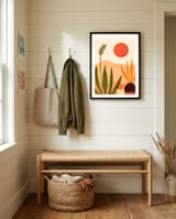 Desert Morning framed in a relaxed room thumbnail