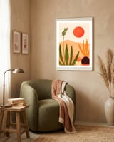 Desert Morning framed in a tender room thumbnail