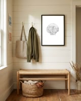 Salt&surf Scallop Waves framed in a relaxed room thumbnail