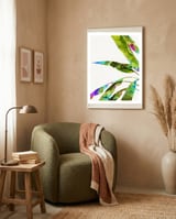 Banana Leaves Holi framed in a tender room thumbnail
