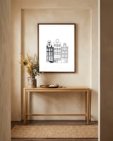 Amsterdam framed in a welcoming room thumbnail