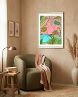Tigress Of The Jungle framed in a tender room thumbnail