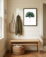 Botanical Illustration Ginko framed in a relaxed room thumbnail