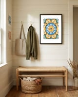 Pattens Mosaic framed in a relaxed room thumbnail