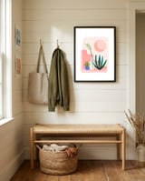 Pink Desert framed in a relaxed room thumbnail