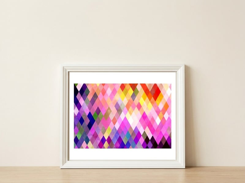 Geometry Of Life — framed, leaning against the wall