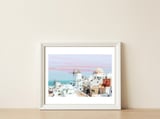 Scenic Greece — framed, leaning against the wall thumbnail