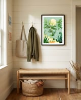 Spring Desert Night framed in a relaxed room thumbnail