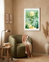 Spring Desert Night framed in a tender room thumbnail