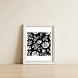 White Rose — framed, leaning against the wall thumbnail