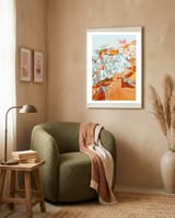 Santorini Vacay framed in a tender room thumbnail