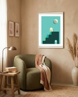 Door To The Moon framed in a tender room thumbnail