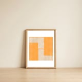 Yellow Contamination 1 — framed, leaning against the wall thumbnail