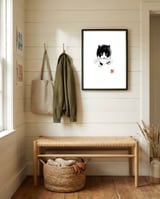 Above cat framed in a relaxed room thumbnail