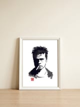 Brad Pitt  — framed, leaning against the wall thumbnail