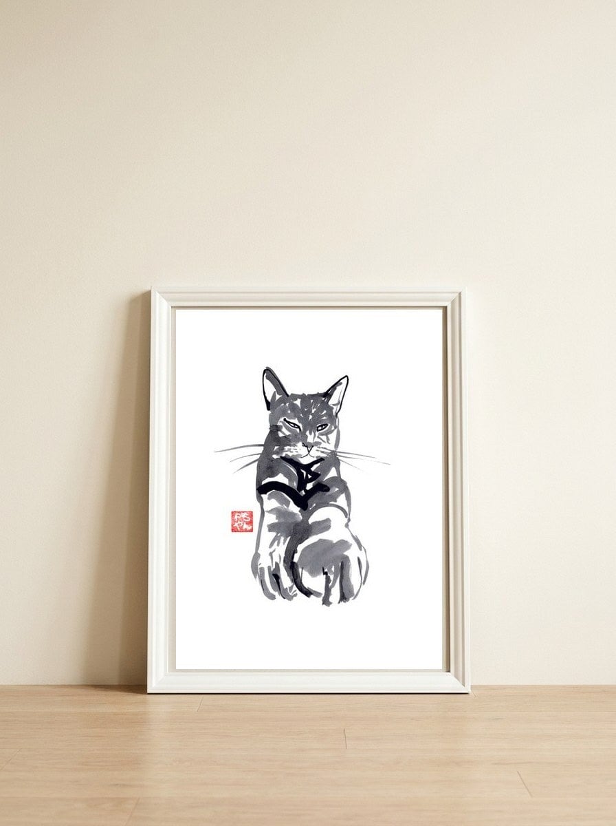Couche — framed, leaning against the wall