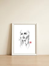 daenerys targaryen — framed, leaning against the wall thumbnail