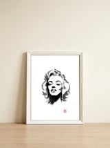 Marylin monroe — framed, leaning against the wall thumbnail