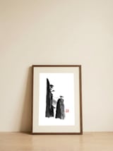 Mountain — framed, leaning against the wall thumbnail