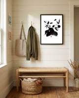 Panda (2) framed in a relaxed room thumbnail