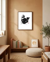 Siamese Cat framed in a gentle room thumbnail