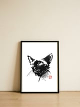 Siamois 03 — framed, leaning against the wall thumbnail