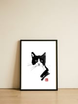 Stray Cat — framed, leaning against the wall thumbnail