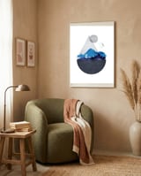 Under a different sky framed in a tender room thumbnail