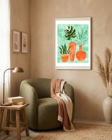 Water My Plants framed in a tender room thumbnail
