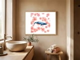 Floral Sea framed in a serene room thumbnail