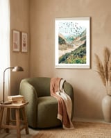 Apricity II framed in a tender room thumbnail