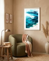 Sea Foam #society6 #decor #buyart framed in a tender room thumbnail