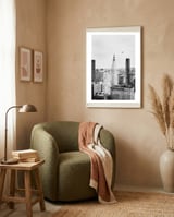 Manhattan Cityscape no.1 framed in a tender room thumbnail