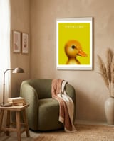 Duckling framed in a tender room thumbnail