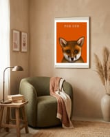 Fox Cub framed in a tender room thumbnail