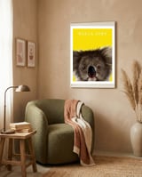 Koala Joey framed in a tender room thumbnail