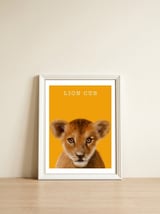 Lion Cub — framed, leaning against the wall thumbnail