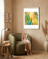 Golden Tropics framed in a tender room thumbnail