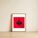 Joystick Videogames Atari — framed, leaning against the wall thumbnail