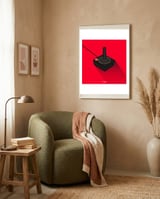 Joystick Videogames Atari framed in a tender room thumbnail